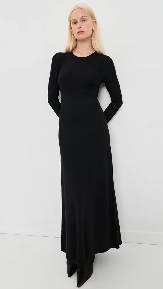 Crew Neck Knit Dress
