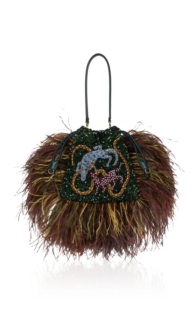Small Kallspera Embroidered Shoulder Bag