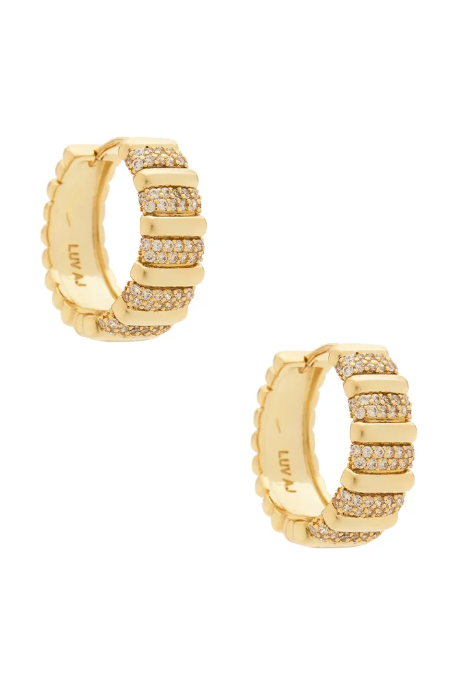 The Solstice Knot Studs-Gold