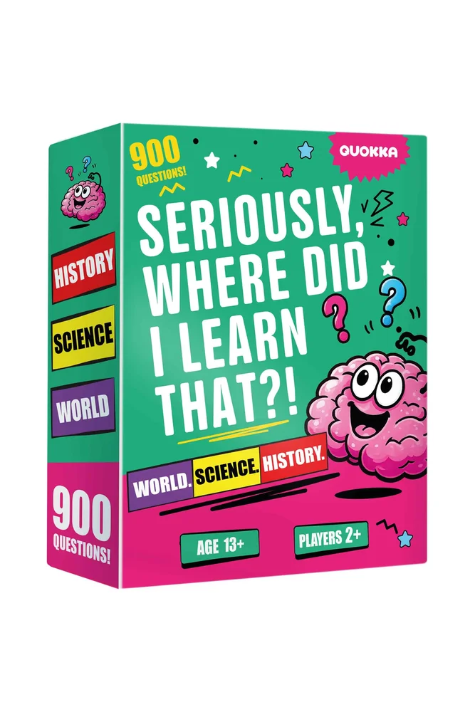 Trivia Card Games for Adults and Teens, Family Game Night
