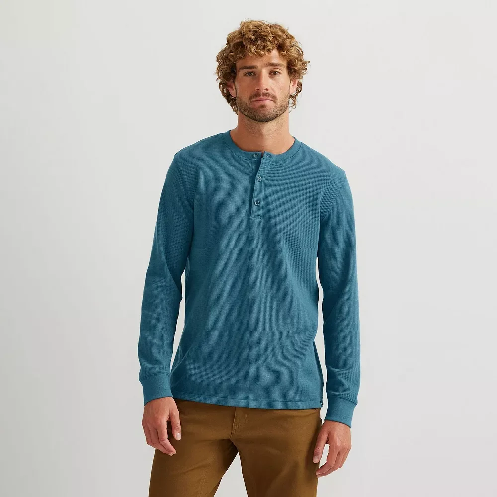 Men's Thermal Long Sleeve Henley