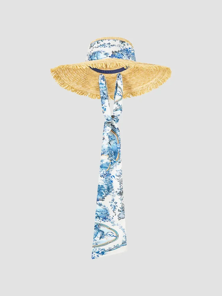 The Porcelain Printed Sun Hat