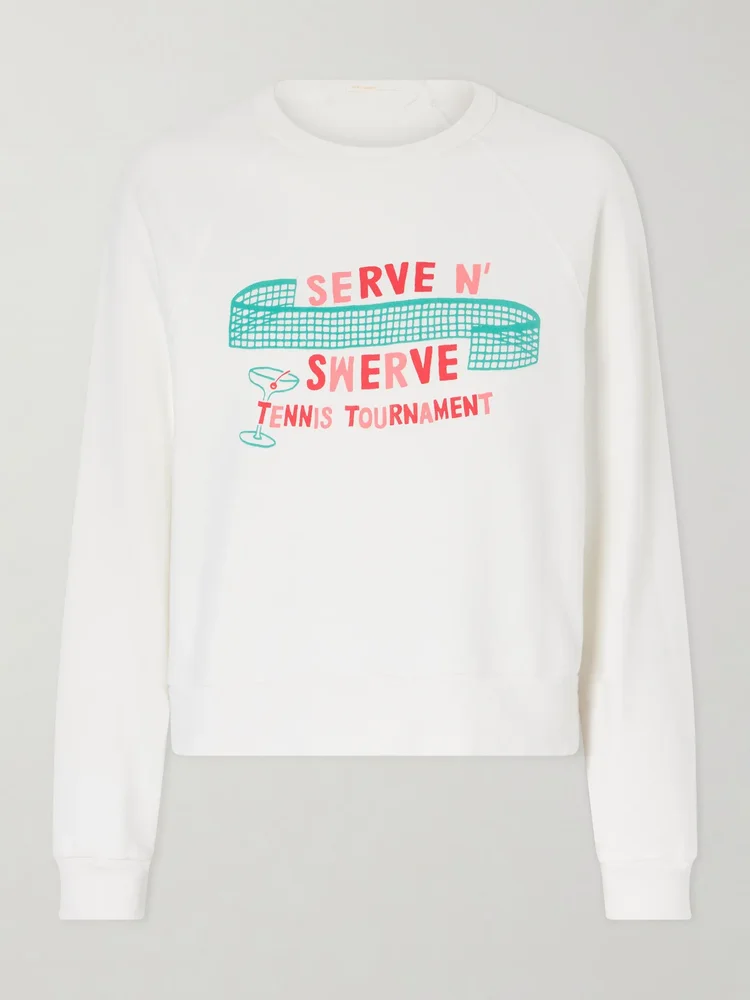 The Itty Concert printed cotton-jersey sweater