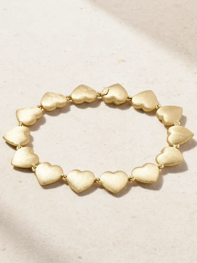 Heart small 18-karat gold bracelet
