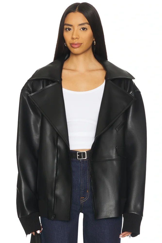 Oversized Moto Jacket