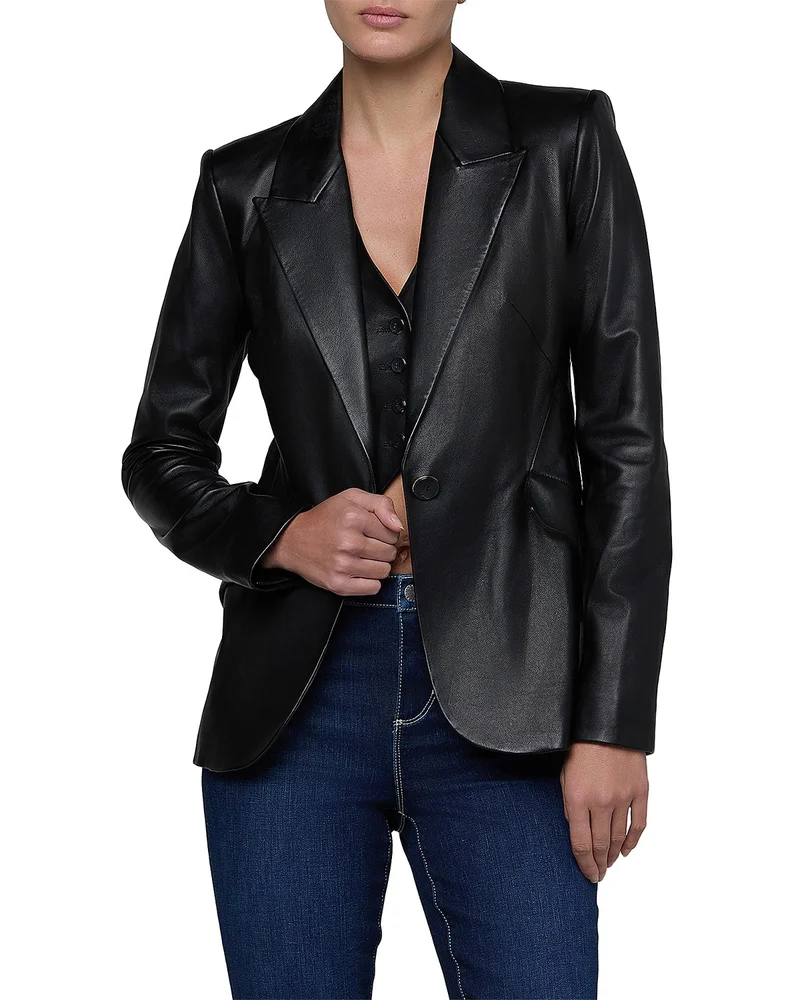 Chamberlain Leather Blazer