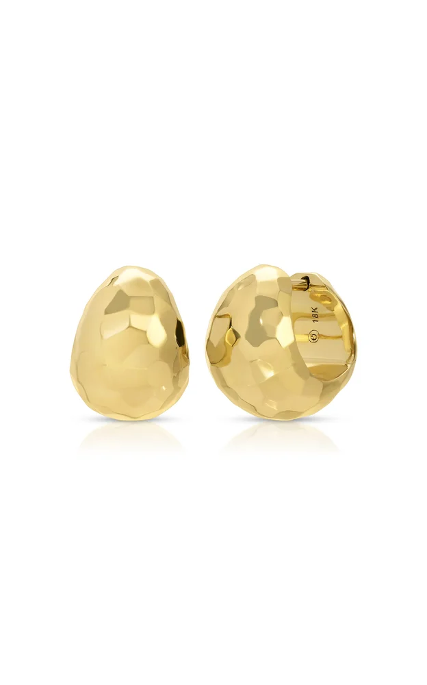 Poppy Micro 18K Yellow Gold Hoop Earrings