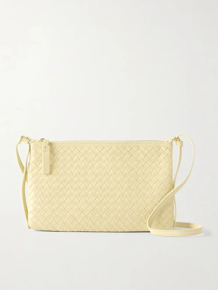 Gemellini Intrecciato leather shoulder bag