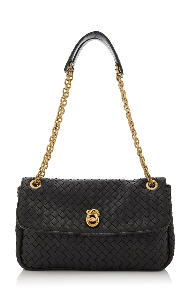 Madison Intrecciato Leather Bag