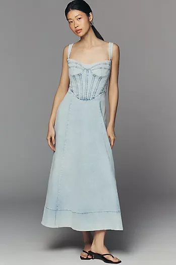 Bardot Lilah Denim Midi Dress