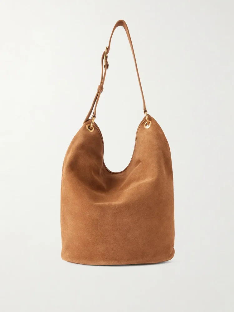Cooper suede shoulder bag