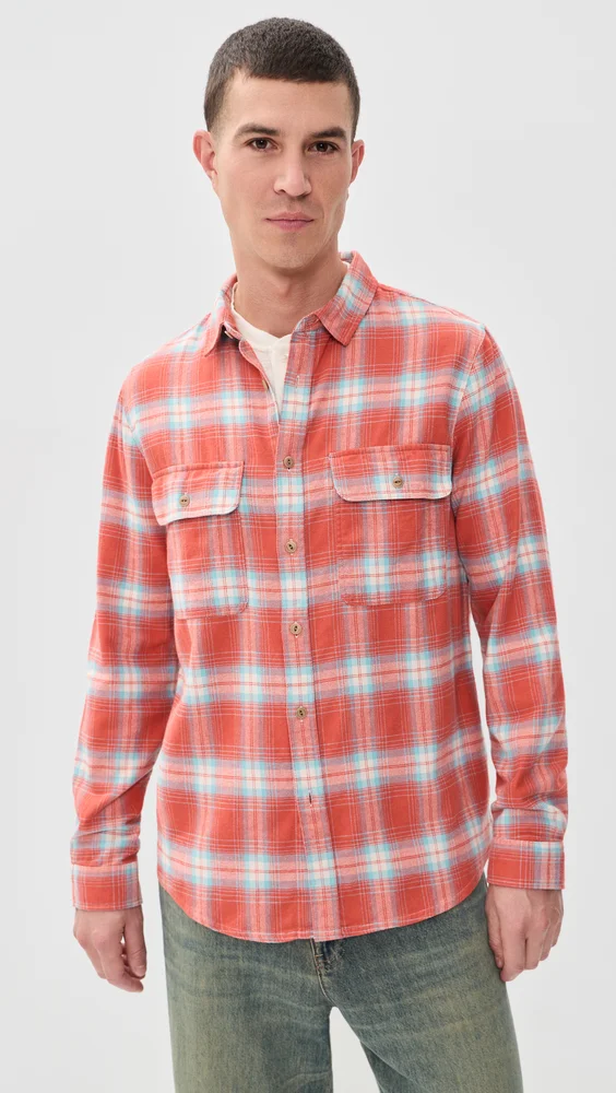 Twin Pocket Flannel Shirt