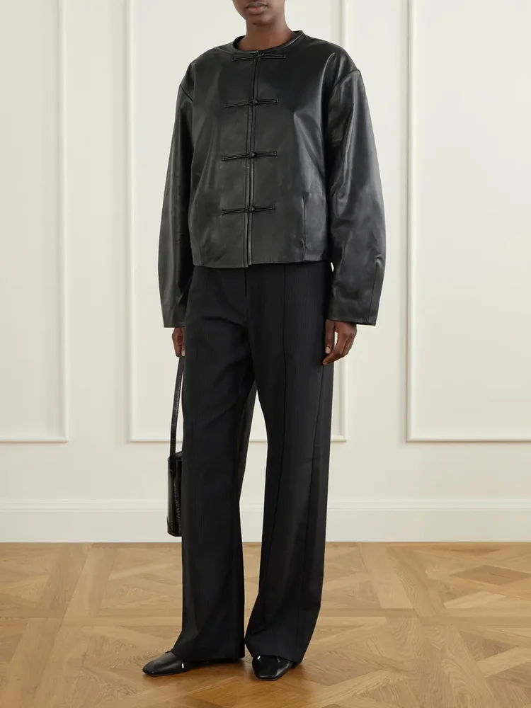 Tang leather jacket