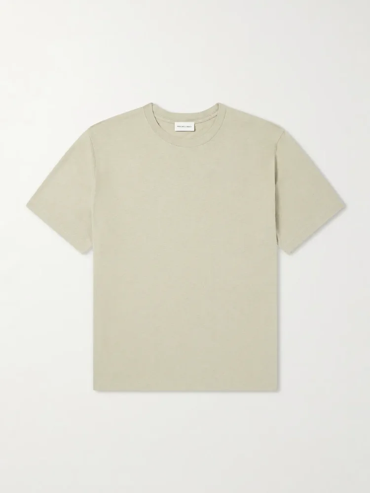 Dinis Linen-Blend T-Shirt