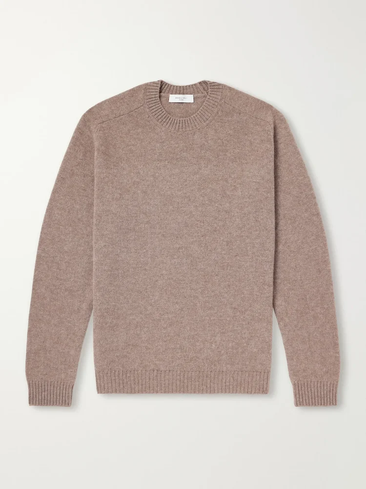 Virgin Wool and Cashmere-Blend Sweater