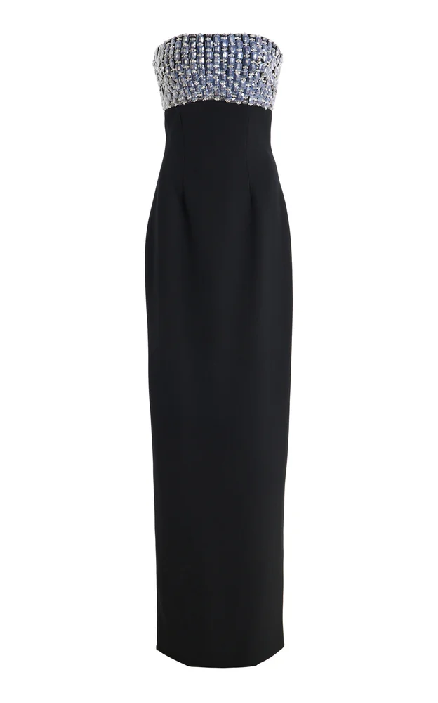 Strapless Empire Sheath Gown