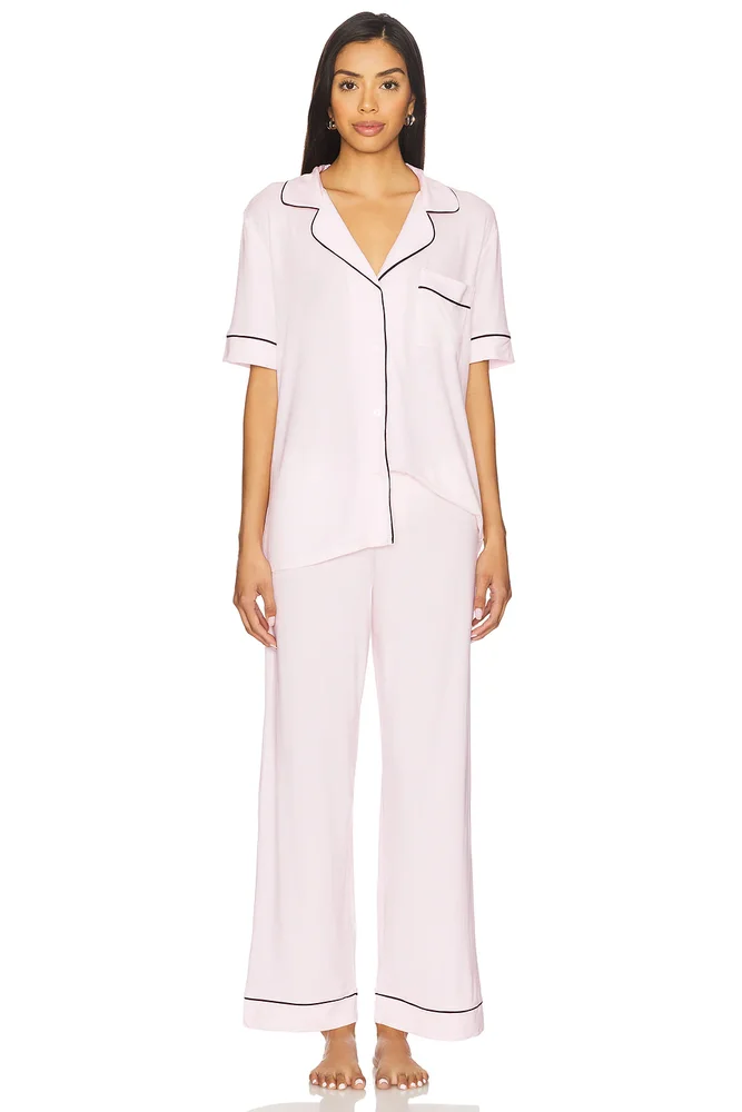 Gisele Short Sleeve Long Pj Set