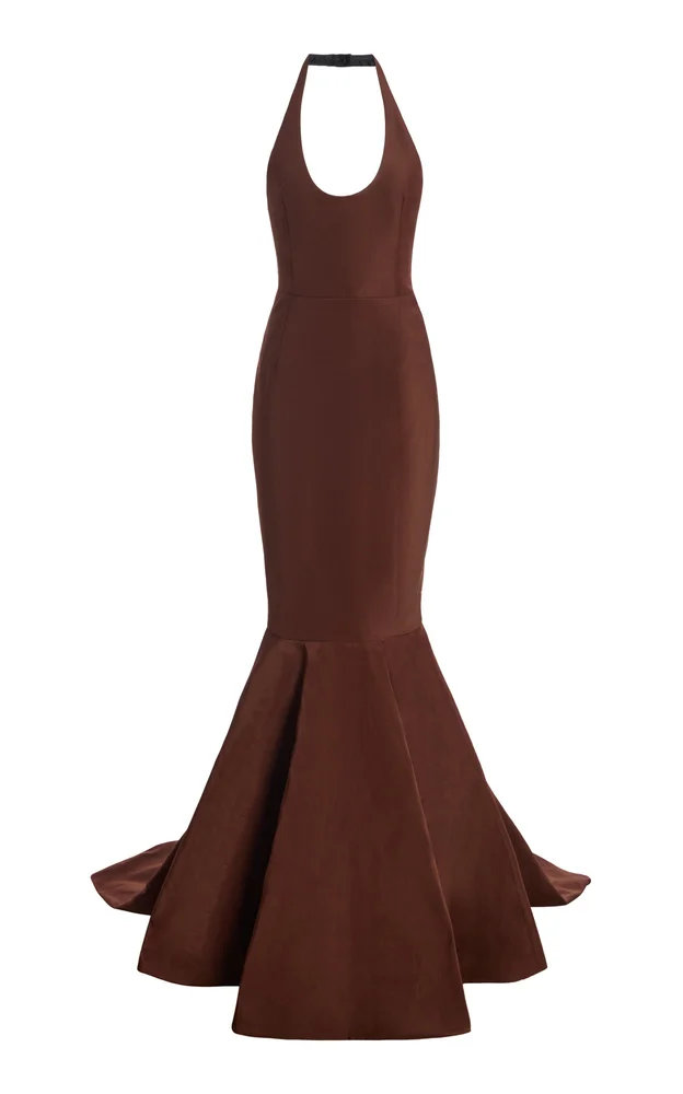 Trumpet-Skirt Gown