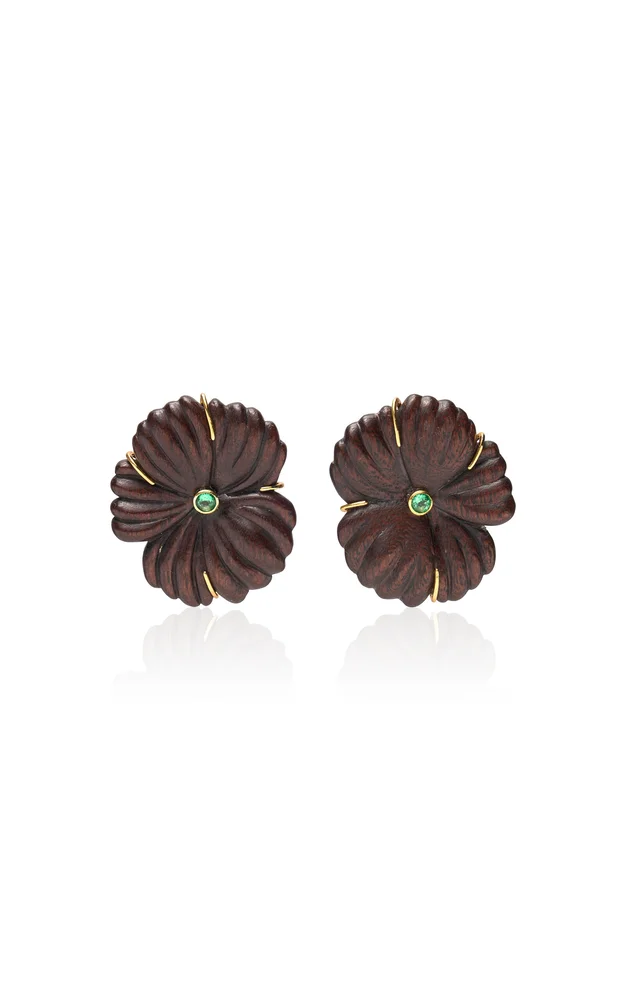 New Bloom Studs In Acacia Wood