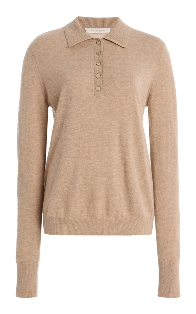 The Cleo Wool-Cashmere Top