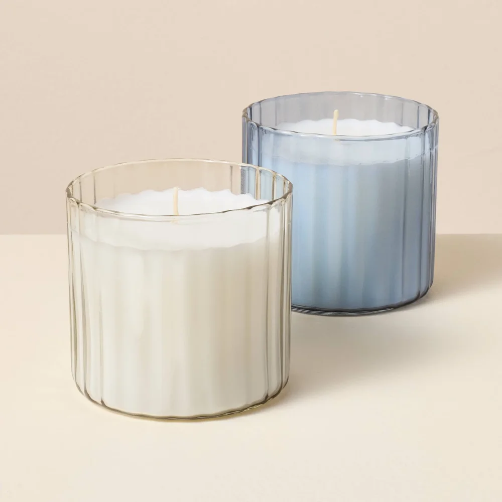Salt and Canvas Jar Candle Gift Set, 2-Pack