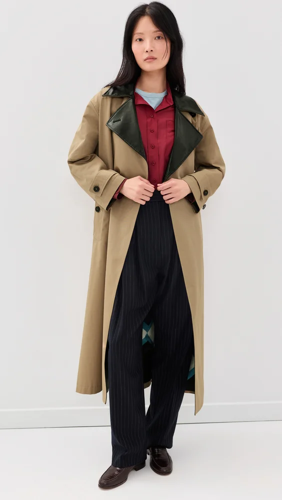 Gabardine Trench Coat