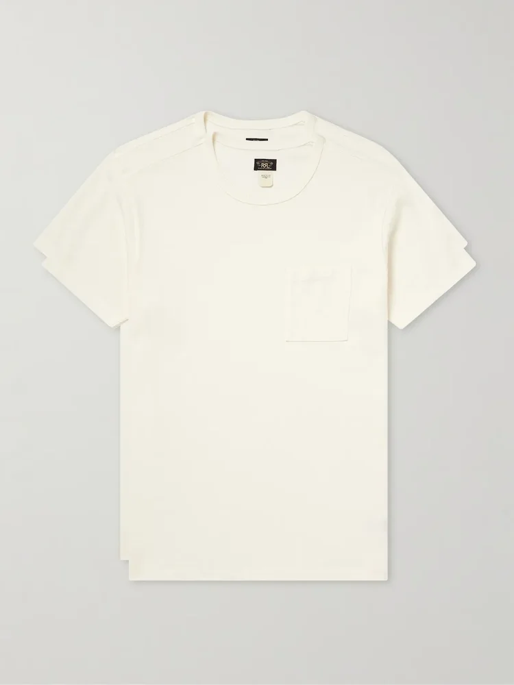 Two-Pack Garment-Dyed Cotton-Jersey T-Shirts