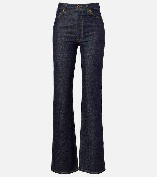 Danielle high-rise straight jeans