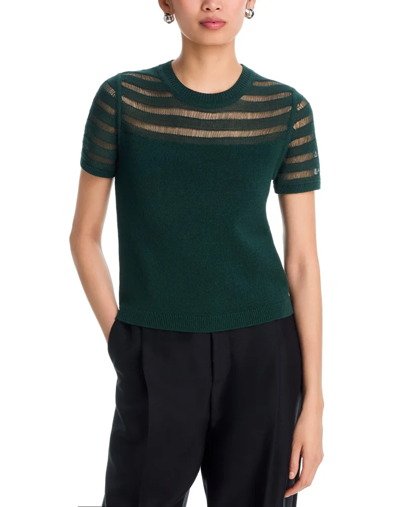 Britt Crewneck Short Sleeve Sweater