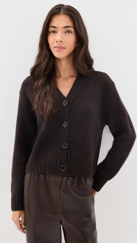 Boxy V Neck Cardigan