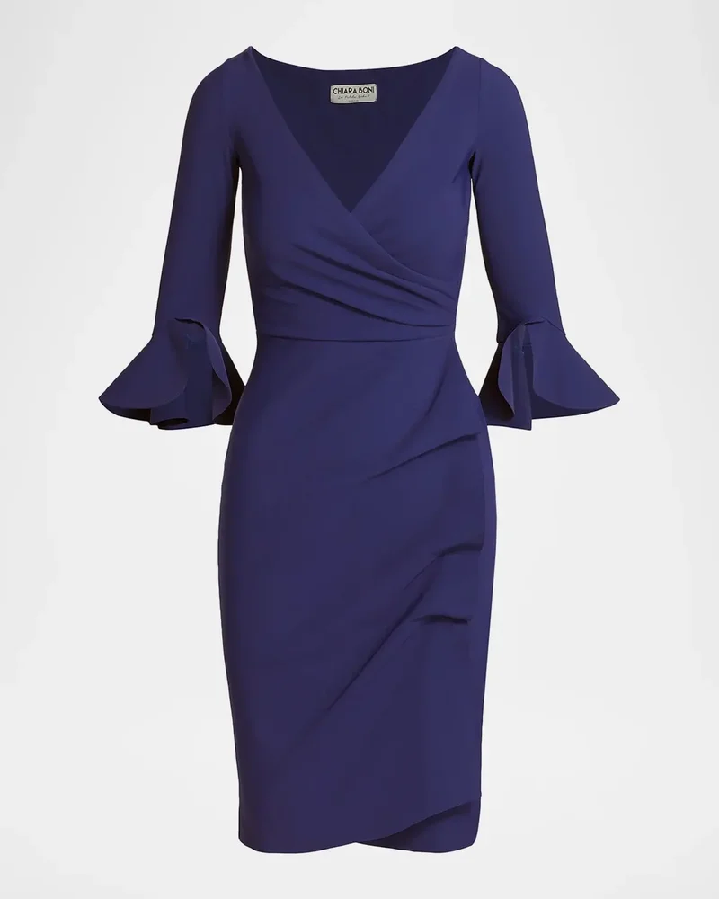 Trina Ruffle Sheath Dress