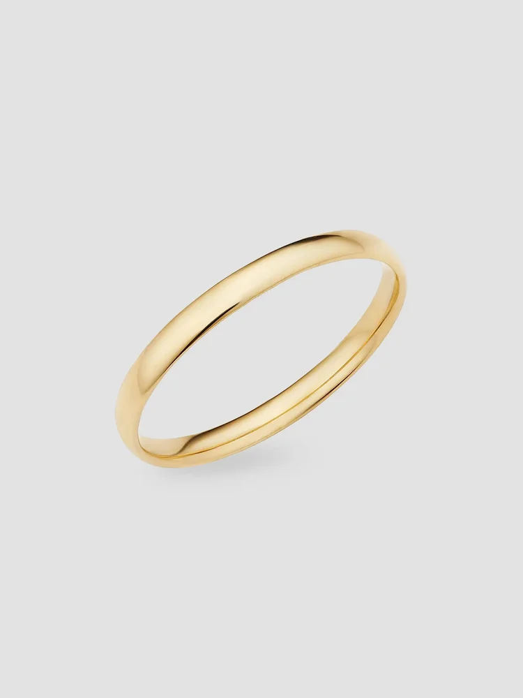 14K Yellow Gold Forever Band Stack Ring