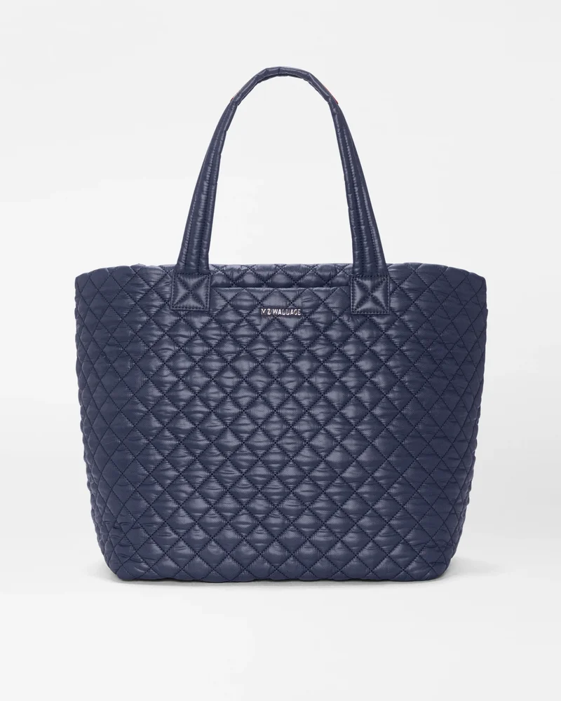 MZ Wallace Navy Large Metro Tote Deluxe