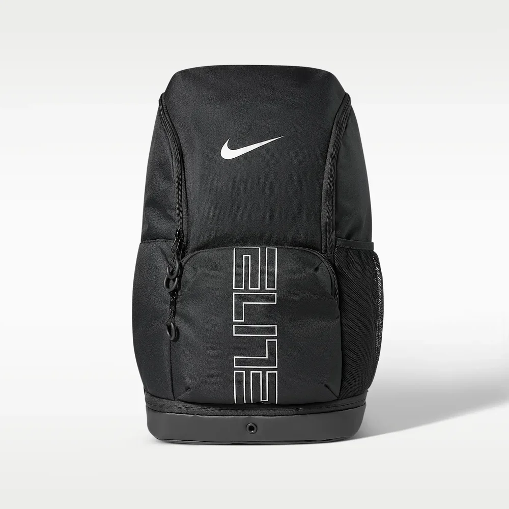 Varsity Elite Backpack (32L) in Black and Metallic Silver