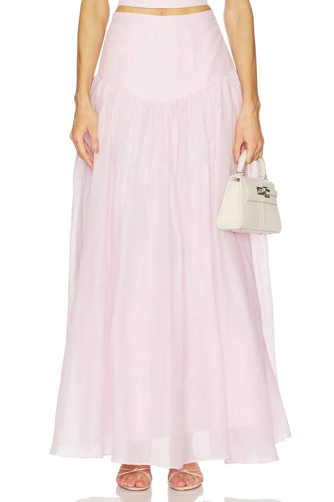 Amorette Ramie Maxi Skirt
