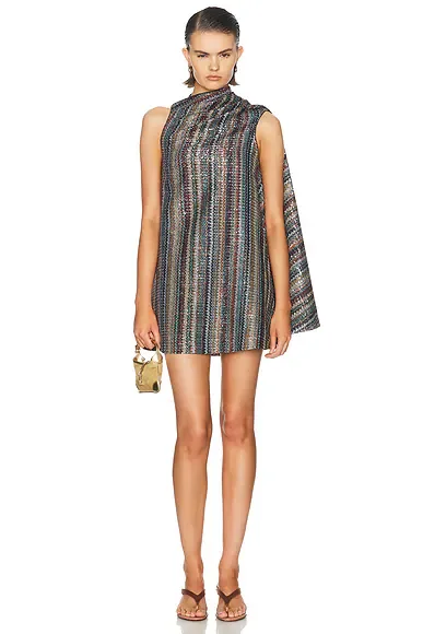 Sleeveless Short Shift Dress