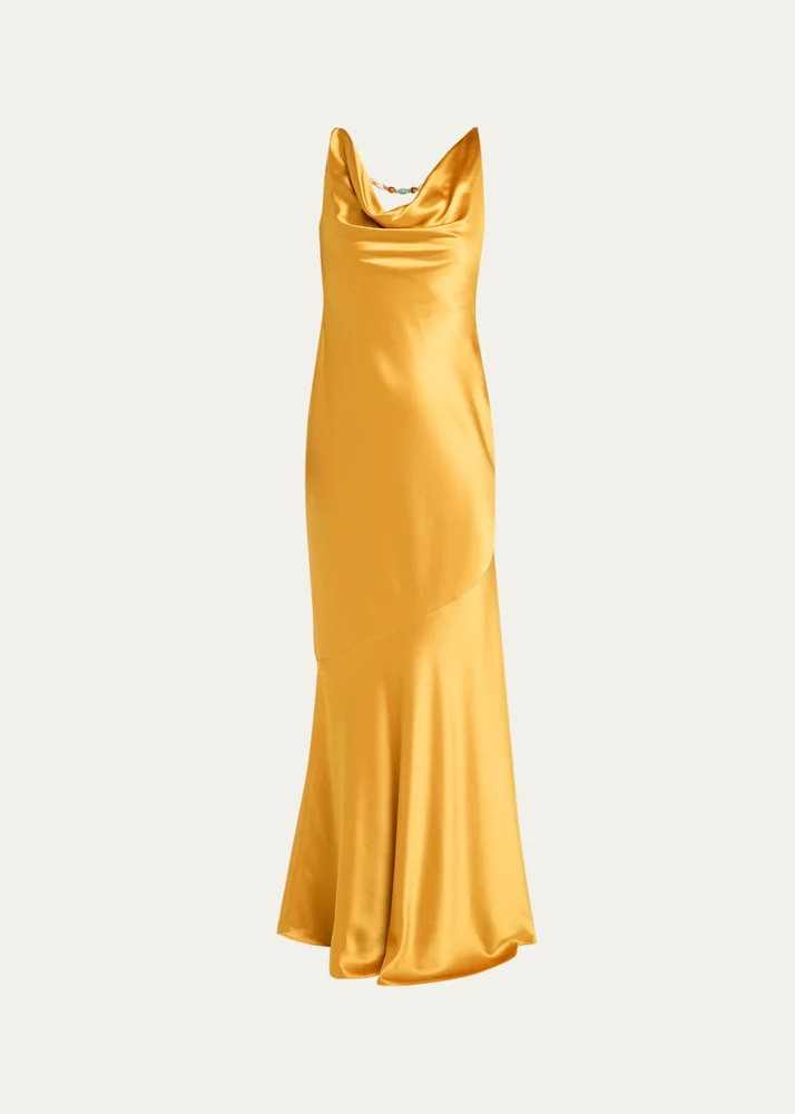 Keryn Satin Maxi Dress