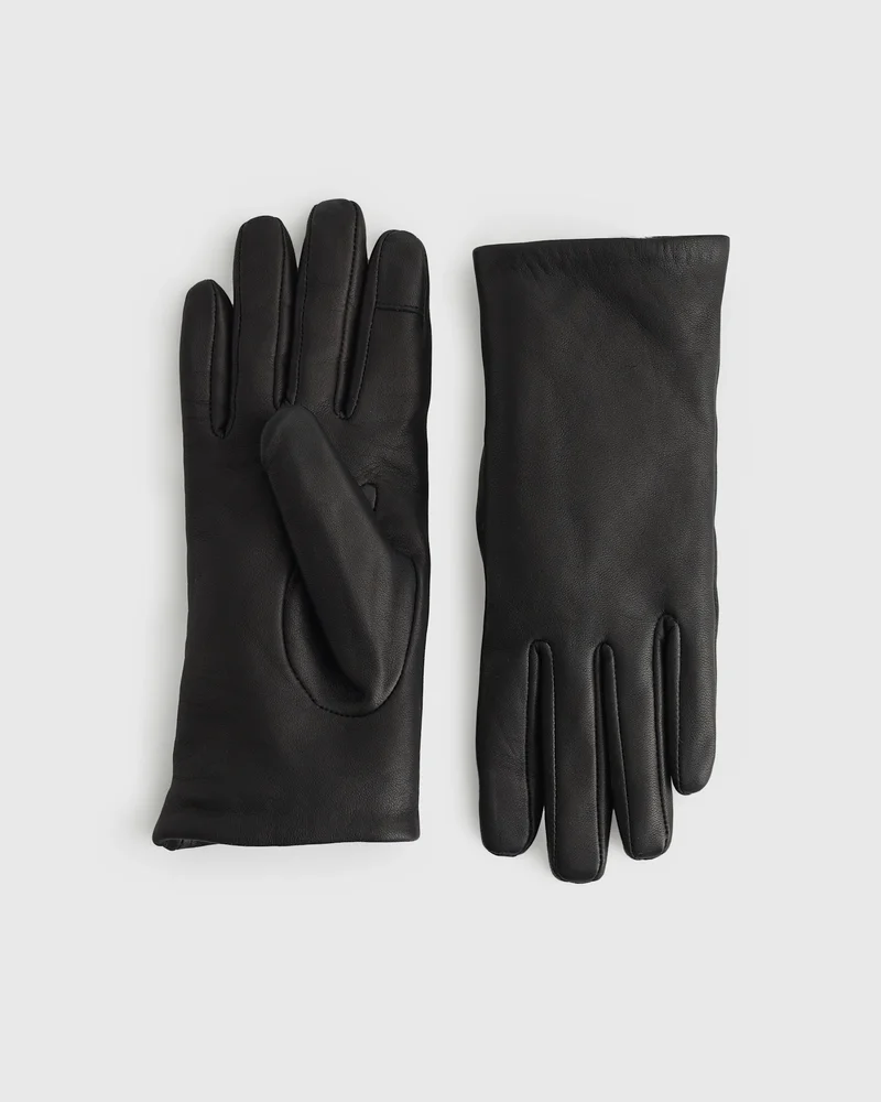 Cashmere Lined Leather Gloves