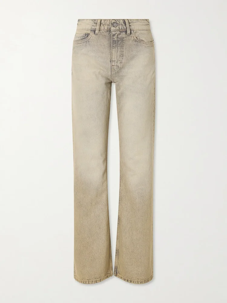 Boot Cut mid-rise flared jeans