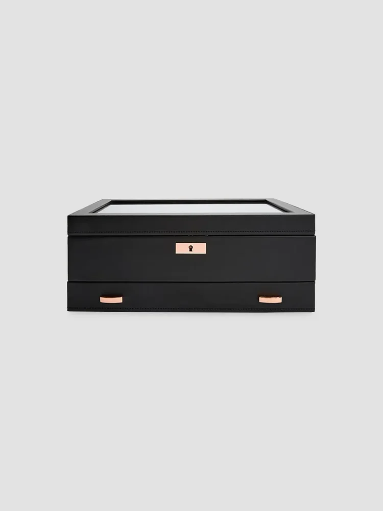 Axis 10-Watch Storage Box With Drawer