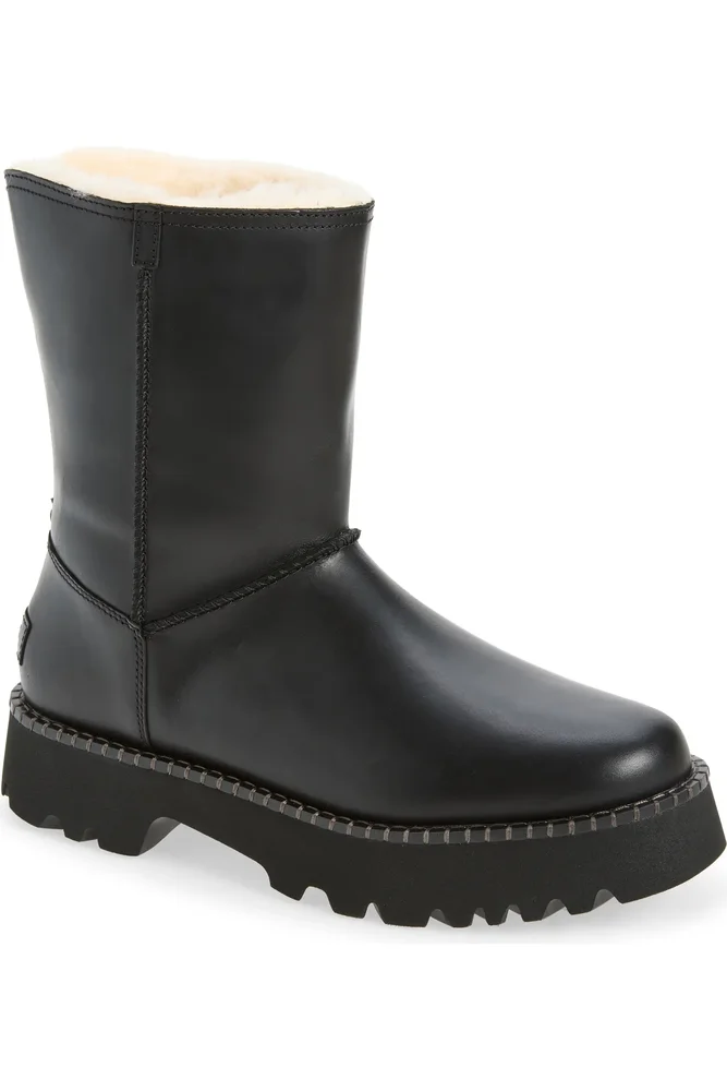 Uptowner Genuine Shearling Boot