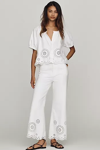 FRAME High-Rise Flared Jeans