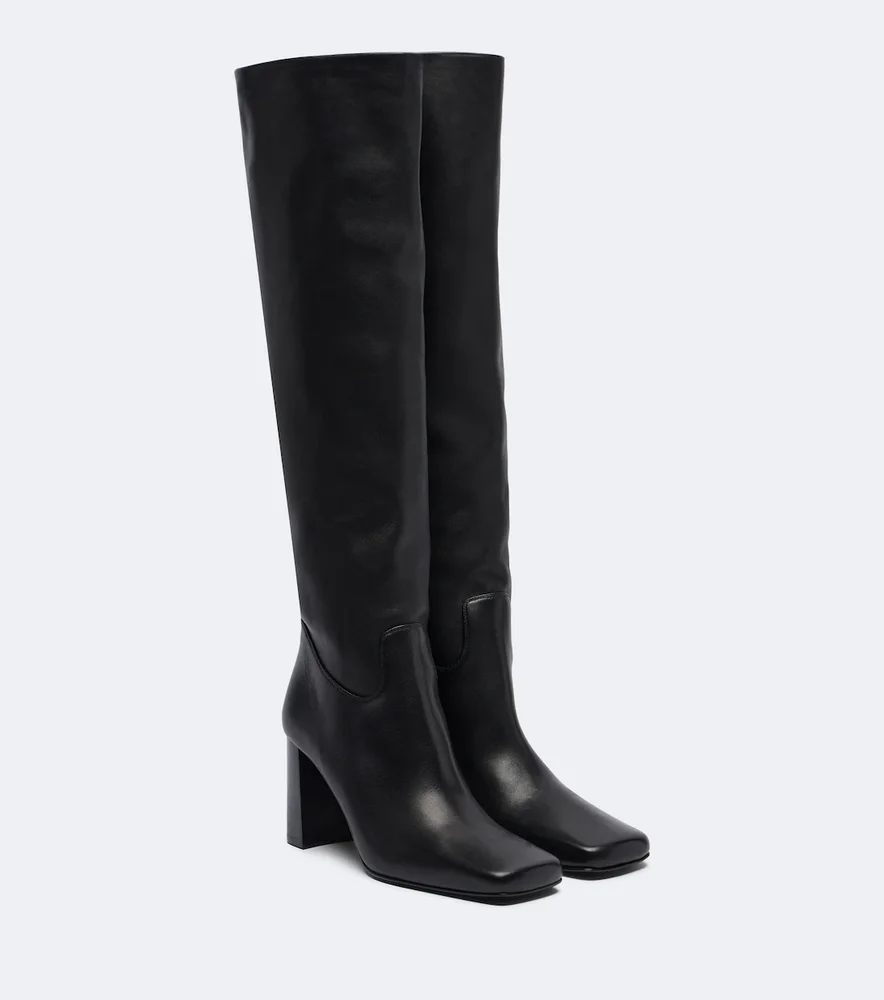 Petra leather knee-high boots