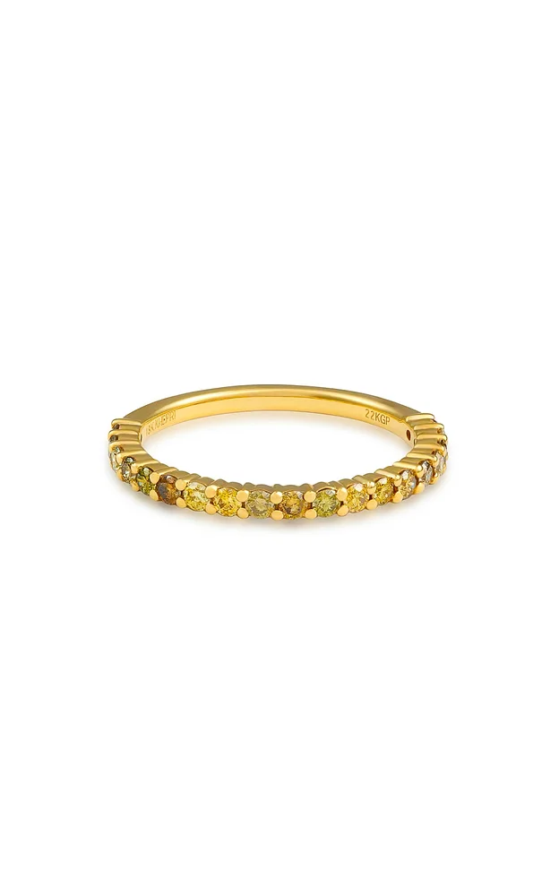 Fancy Color Diamond Petite Eternity Band