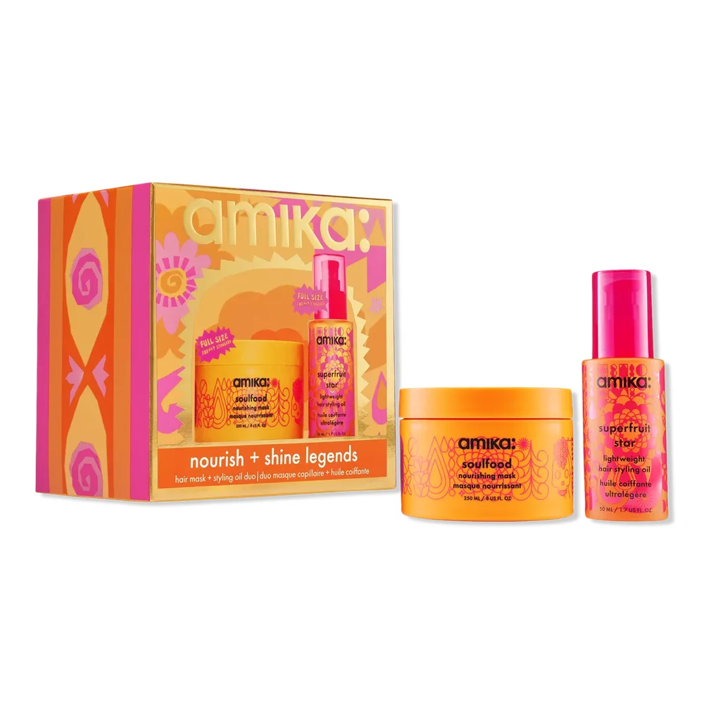 Nourish + Shine Legends Mask and Hair Oil Set