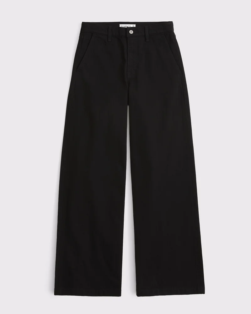 High Rise Wide Leg Jean