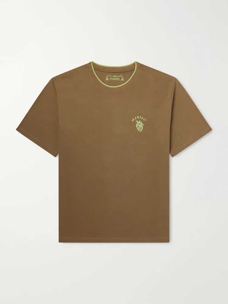 Logo-Printed Cotton-Jersey T-Shirt