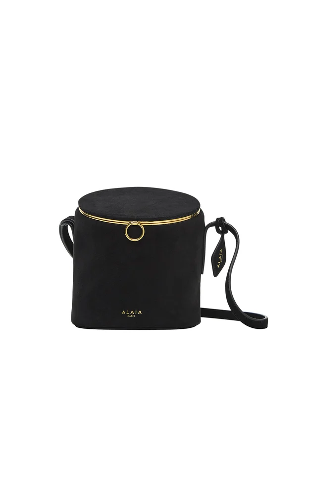 Suede Bucket Bag