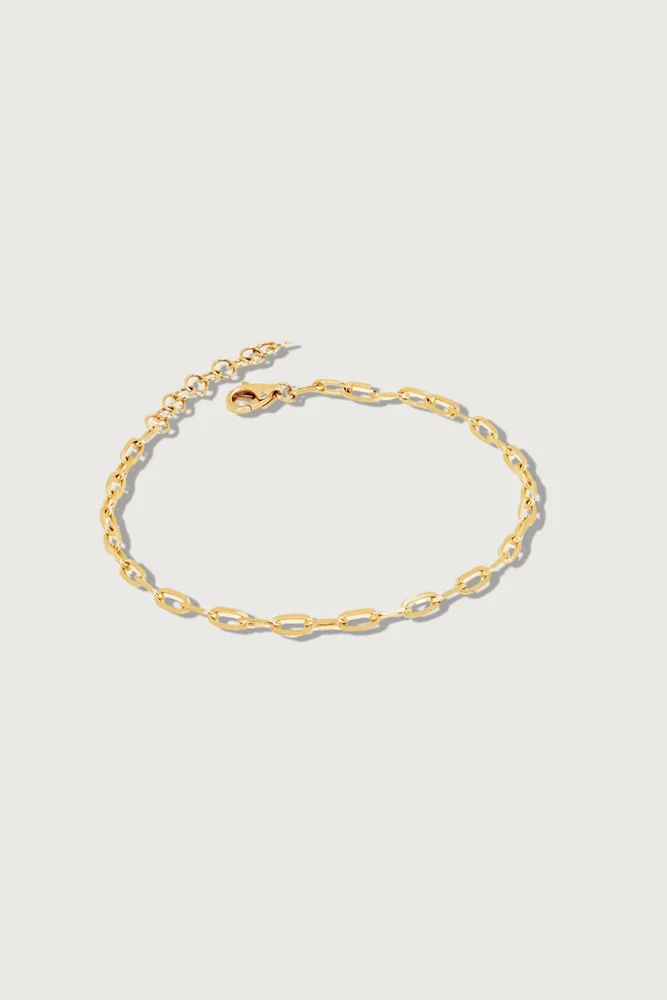 Mini Link Bracelet Yellow Gold