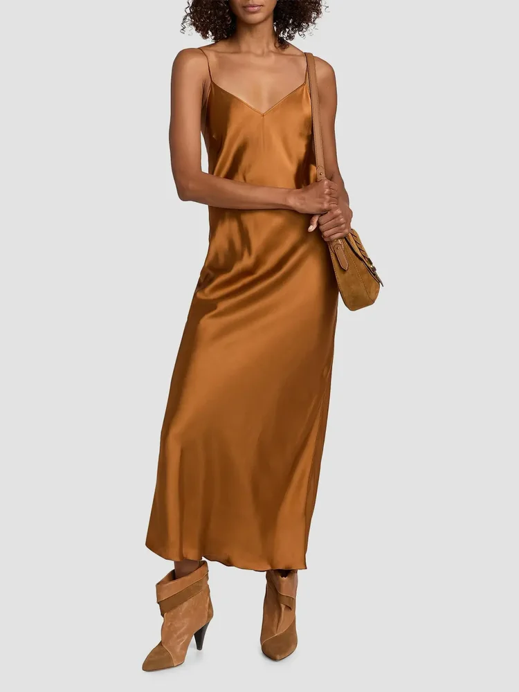 Nevana Satin Bias Slip Gown